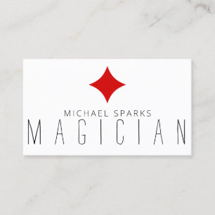 Moderne Magician Card Poker Unterhaltung Visitenkarte