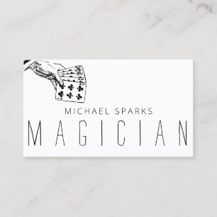Moderne Magician Card Poker Unterhaltung Visitenkarte