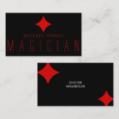 Moderne Magician Card Poker Unterhaltung Visitenkarte (Vorne/Hinten)