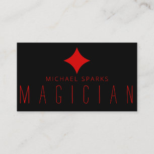 Moderne Magician Card Poker Unterhaltung Visitenkarte