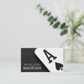 Moderne Magician Card Poker Unterhaltung Visitenkarte (Stehend Vorderseite)