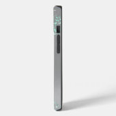 Moderne Magie Glitzer Stars Silver Case-Mate iPhone Hülle (Rückseite / Links)