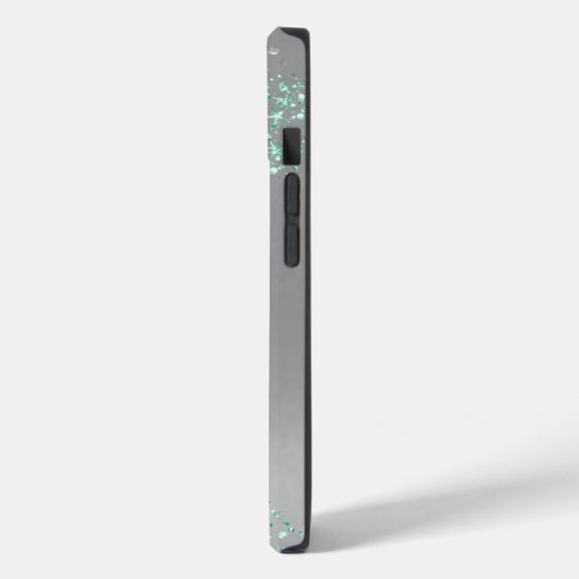 Moderne Magie Glitzer Stars Silver Case-Mate iPhone Hülle (Rückseite / Links)