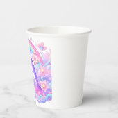 Moderne Magische Dolphin-Babydusche Pappbecher (Links)