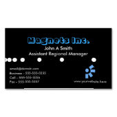 Moderne magnetische Visitenkarte (Vorderseite)