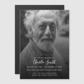 Moderne Magnetkarten für das Schwarze Foto Magnetkarte (Vorne/Hinten)