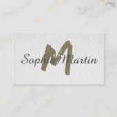 Moderne Makeup Artist & Artist Hair Stylist Salon Visitenkarte (Vorderseite)