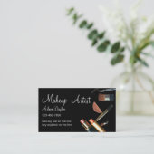 Moderne Makeup Artist Businesscards Visitenkarte (Stehend Vorderseite)