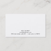 Moderne Makeup Artist IMITATE Funkelnd Sequenzen Visitenkarte (Rückseite)