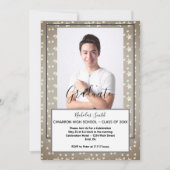 MODERNE MALE GRAD GRAY STARS | SCHULATIONSPARTEI EINLADUNG (Vorderseite)