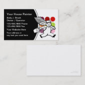 Moderne Maler-Visitenkarten Visitenkarte (Vorne/Hinten)