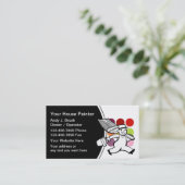 Moderne Maler-Visitenkarten Visitenkarte (Stehend Vorderseite)