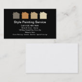 Moderne Maler-Visitenkarten Visitenkarte (Vorne/Hinten)