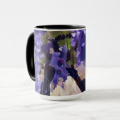 Moderne Malerei blühende Wisteria Tasse (Vorderseite Links)