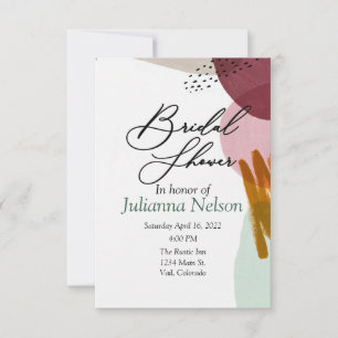 Moderne Malerei-Einladung Einladung