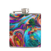 Moderne Malerei Flachmann (Vorderseite)