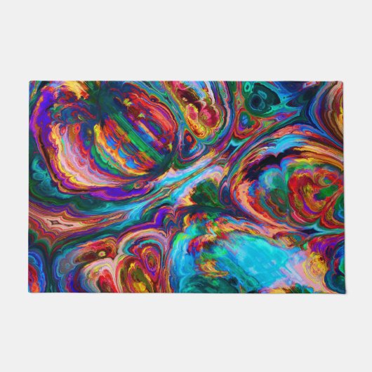 Moderne Malerei Fußmatte (Vorderseite)
