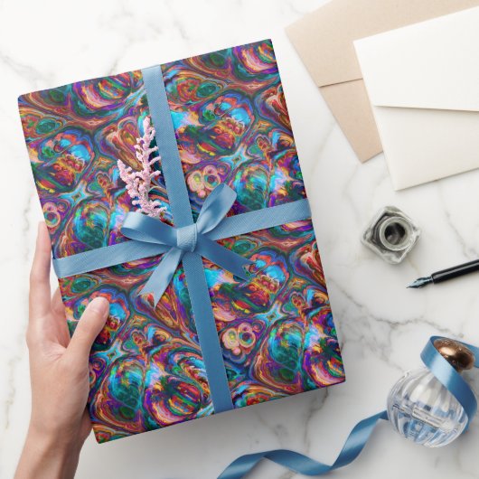 Moderne Malerei Geschenkpapier (Schenken)