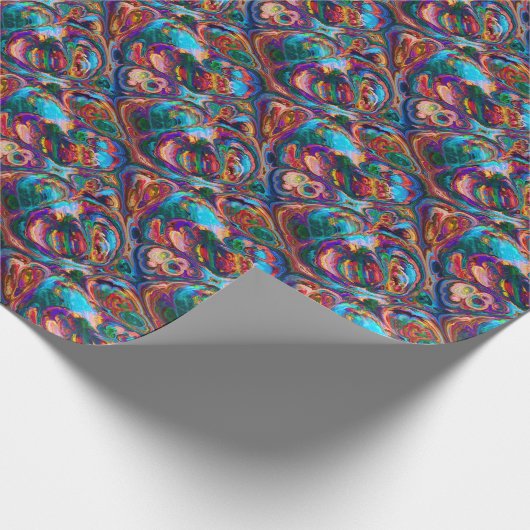 Moderne Malerei Geschenkpapier (Ecke)