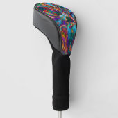 Moderne Malerei Golf Headcover (angewinkelt)