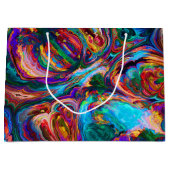 Moderne Malerei Große Geschenktüte (Vorderseite)