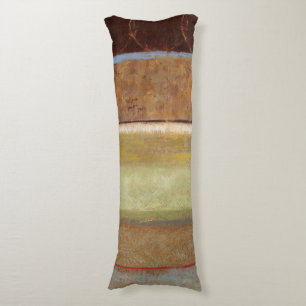 Moderne Malerei in den Erdtönen durch Normannen Seitenschläferkissen