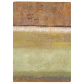 Moderne Malerei in Earth Tones von Norman Wyatt Klemmbrett (Rückseite)