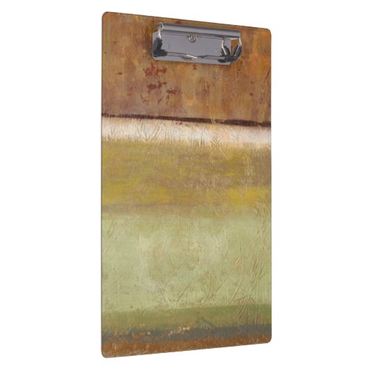 Moderne Malerei in Earth Tones von Norman Wyatt Klemmbrett (Rechts)