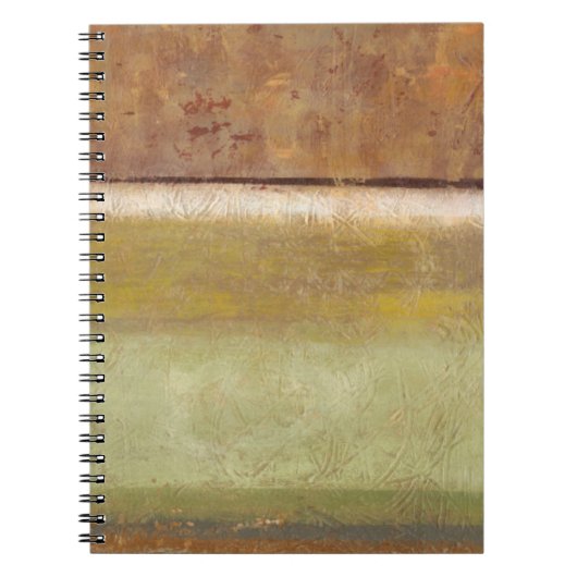 Moderne Malerei in Earth Tones von Norman Wyatt Notizblock (Vorderseite)