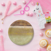 Moderne Malerei in Earth Tones von Norman Wyatt Pappteller (Party)