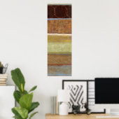 Moderne Malerei in Earth Tones von Norman Wyatt Poster (Heimbüro)