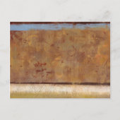 Moderne Malerei in Earth Tones von Norman Wyatt Postkarte (Vorderseite)