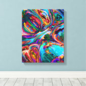 Moderne Malerei Leinwanddruck (Insitu (Holzboden))