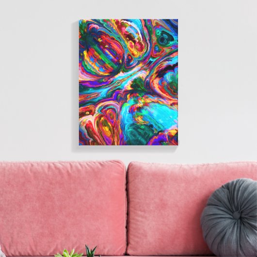 Moderne Malerei Leinwanddruck (Insitu (Wohnzimmer))