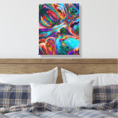 Moderne Malerei Leinwanddruck (Insitu (Schlafzimmer))
