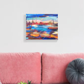 Moderne Malerei , Meeressanset Leinwanddruck (Insitu (Wohnzimmer))