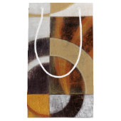 Moderne Malerei mit kreisförmigen Mustern Kleine Geschenktüte (Vorderseite)