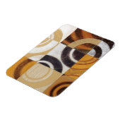 Moderne Malerei mit kreisförmigen Mustern Magnet (Linke Seite)