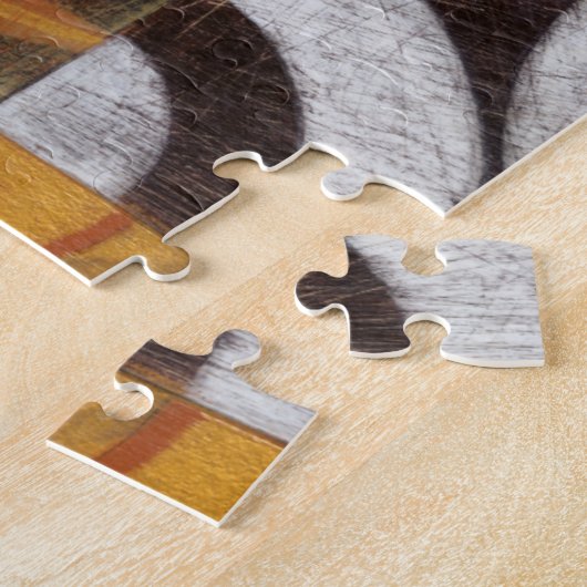 Moderne Malerei mit kreisförmigen Mustern Puzzle (Seite)