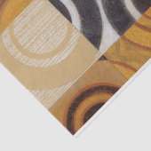 Moderne Malerei mit kreisförmigen Mustern Seidenpapier (Ausschnitt)