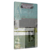 Moderne Malerei mit versammelten Buchstaben Klemmbrett (Rechts)