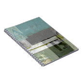 Moderne Malerei mit versammelten Buchstaben Notizblock (Rechte Seite)