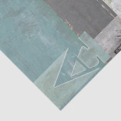 Moderne Malerei mit versammelten Buchstaben Seidenpapier (Ausschnitt)