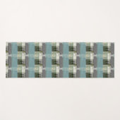 Moderne Malerei mit versammelten Buchstaben Yogamatte (Vorderseite (Horizontal))