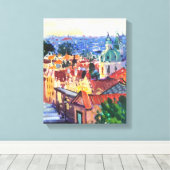 Moderne Malerei , Praga Leinwanddruck (Insitu (Holzboden))