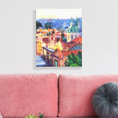 Moderne Malerei , Praga Leinwanddruck (Insitu (Wohnzimmer))