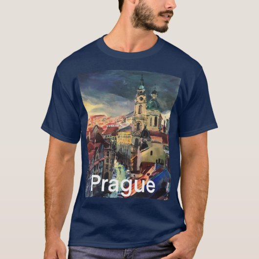 Moderne Malerei , Praga T-Shirt (Vorderseite)