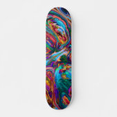 Moderne Malerei Skateboard (Vorne)