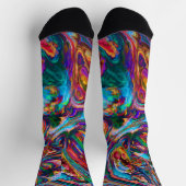 Moderne Malerei Socken (Oben)