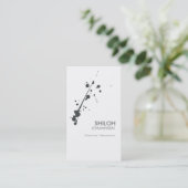 Moderne Malerei-Spritzer-Maler Visitenkarte (Stehend Vorderseite)